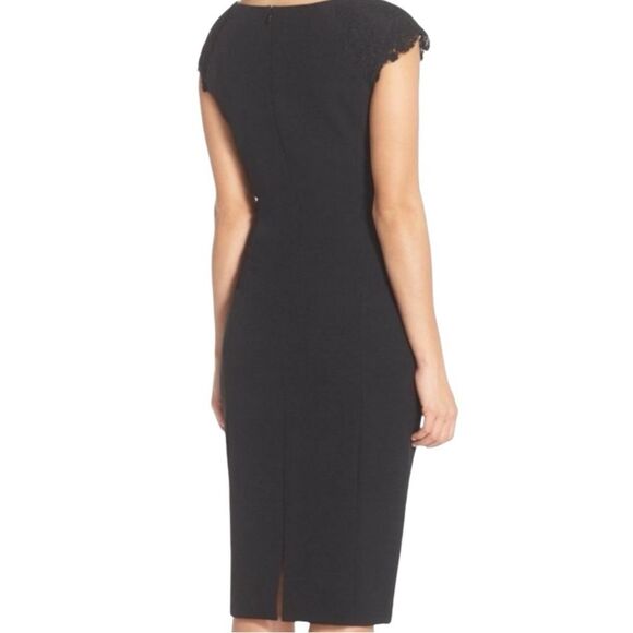 Maggie London Dress NWT Lace Sheath Details Size 6 - Picture 7 of 11